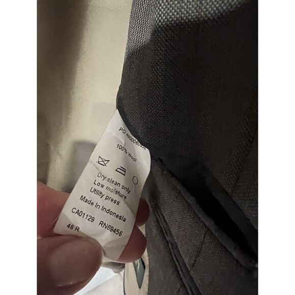 Lauren Ralph Lauren Jacket Mens 46R Brown Plaid Wool Blazer Sportcoat Preppy - Picture 3 of 12